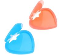 LALADEFIEE 2pcs Plastic Protective Cover for Light Pad and Tablet, Heart Shaped Key Button Shield Privacy Function, Prevent Accidental Shutdown for Diamond Drawing Use