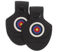 LALADEFIEE 2pcs Protective Bow Limb Foot Pads Rubber Small Limb Tip Protector Lightweight and Versatile for Training Sessions and Competitions