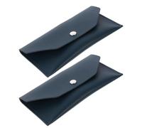 LALADEFIEE 2pcs PU Cash Envelope Wallet for Budget Planning Reusable Money Organizer Pouch with Multiple Compartments for Cash Receipts and Cards Compact Travel Billfold Wallet for Expense