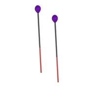 LALADEFIEE 2pcs Purple Marimba Mallets Wood Xylophone Hammer Percussion Instrument Accessories Sticks for Music Performance and Practice