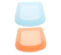 LALADEFIEE 2PCS Reusable Clear Silicone Medicine Storage Bags Small Portable Travel Pill Organizer Pouches for Daily Medication and Small Essentials Compact Lightweight Design