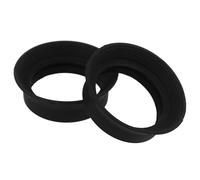 LALADEFIEE 2pcs Rubber Telescope Eyepiece Eye Guards with Polarizing Moon Filter for Glare Reduction and Enhanced Lunar Crater Viewing Compatible with Celestron Astronomical Telescopes