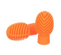 LALADEFIEE 2pcs Silicone Drumstick Head Covers Drumstick Practice Tips Drum Stick Protectors for Silent Drumming Practice