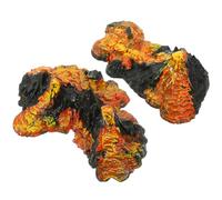 LALADEFIEE 2pcs Simulation Volcano Models Realistic Volcano Decor for Landscape and Home Decoration Chic Ornaments for Desktops Bookshelves and Party Supplies