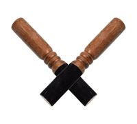 LALADEFIEE 2pcs Singing Bowl Mallet - Solid Striker Sound Bowl Stick - Wood Sound Mallet for Buddhist Playing Singing Yoga Music