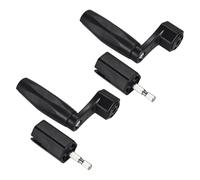 LALADEFIEE 2pcs String Winder for Ukulele and Guitar, 2-in-1 Peg Winder with Accurate Tuning, Lightweight Plastic and Metal Material, for Music Creation and Daily Practice