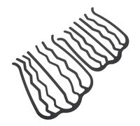 LALADEFIEE 2pcs u Shape Metal Hair Side Combs Vintage Hair Fork Clip for Updo Accessories