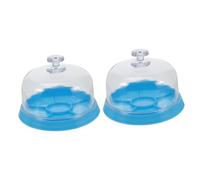 LALADEFIEE 2pcs Watch Dust Covers Repair Tools Tray Storage Watchmaker Repair Tools, Anti-Dust Tray Storage Box Plastic Watch Dust Sheet Cover for Watchmaker