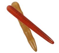 LALADEFIEE 2pcs Wooden Foot Massage Tools Set for Women, Smooth and Mellow Design, Traditional Retro Style Foot Massager for Household Use While Listening to Music