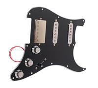 LALADEFIEE 3-ply Pickguard for Electric Guitar Ssh03 Easy Install Scratch Protection 2 Single-coil 1 Pickups Volume Tone Controls 5-way Switch