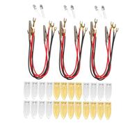 LALADEFIEE 3 Sets Fruit Battery Science Experiment Kit with Lemon Potato Clock for Students DIY Stem Electronics Educational Physics Teaching Supplies