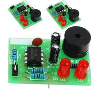 LALADEFIEE 3 Sets Welding Soldering Practice Kit with Soldering Accessories, Electronic DIY Flash Circuit Board, Rf4 Board, Components Included for Learning Electronics