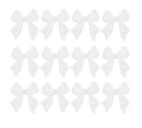 LALADEFIEE 300pcs White Resin Bow Nail Charms Set 3d Mini Nail Art Decorations for Manicure DIY Cute Kawaii Jewelry Charms and Design