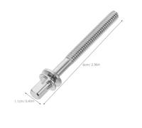 LALADEFIEE 30pcs Drum Screw Drum Key Percussion Repair Tool for Repair Pedal Shaft Key Bolts Percussion Instrument Parts Screws Iron Silver