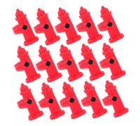 LALADEFIEE 30pcs Mini Fire Hydrant Models for Dollhouse Decoration Resin Miniature Outdoor Tools Realistic Micro Landscape Ornaments for Photography and Creative Roleplay