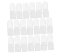 LALADEFIEE 30Pcs Nail Polish Varnish Protector Tips Lightweight Plastic Nail Cover for Manicure and DIY Art at Home Prevent Scratches and Polish Smudges Practical Varnish Protection for Women