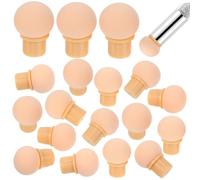 LALADEFIEE 30pcs Replaceable Sponge Tips for Nail Art Gradient Pen Lightweight Ombre Nail Sponges for DIY Manicure Compatible with Mobile and Salon Pens