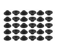 LALADEFIEE 30pcs Undertray Panel Fasteners: Lower Engine Cover Screw Clips - Wheel Well Liner Nut Inserts - Universal Automotive Push Rivets for Belly Pan