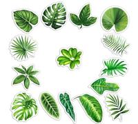 LALADEFIEE 32pcs Leaf Shaped Pvc Magnet Fridge Magnets for Lockers and Refrigerator Convenient Decorative That Will Not Scratch The Surface for Fridge Decoration