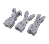 LALADEFIEE 36pcs Easter Money Holder - Decorative Bunny Clip - Rabbit Table Centerpiece Ornament for Easter Party Table Accessories Place Setting