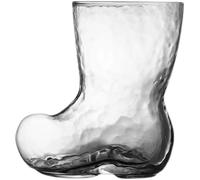 LALADEFIEE 380ml Boot Glass Cup Beer Boot Shape Glass Coffee Cup Christmas Party Drinkware Novelty Glassware for Home Bar and Outdoor Use