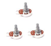 LALADEFIEE 3pcs 18mm Guitar Volume Potentiometer A250k Mini Control Pot Solid Sturdy Guitar Potentiometer Tone