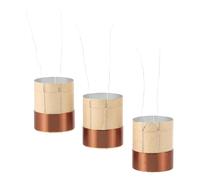 LALADEFIEE 3pcs Copper Voice Coil Wire 25.5mm 4ω Woofer Voice Coil Repair Kit for Bass Speaker Replacement and Maintenance