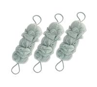 LALADEFIEE 3pcs Exfoliating Back Scrubber for Shower Bath Soft Mesh Body Scrubbers with Comfortable Long Strip Loofahs for Gentle Cleansing and Dead Skin Removal Convenient Hanging Design for