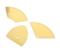 LALADEFIEE 3pcs Eyebrow Locator Brow Mapping Tool Eyebrow Definer Shaping Ruler for Accurate Makeup Application