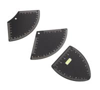 LALADEFIEE 3pcs Eyebrow Locator Eyebrow Template for Shaping and Defining Multi Functional Ruler Brow Mapping Tool Ruler for Makeup and Brow Measurement Tools
