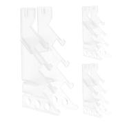 LALADEFIEE 3pcs Fingerboard Storage Stand with Stable Design and Reinforced Antitip Bottom, Plastic Multi-tier Finger Skateboard Display Holder for School and Bookshelf Use