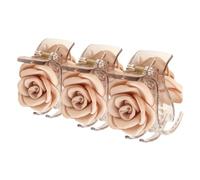 LALADEFIEE 3pcs Flower Hair Clips for Women Non-slip Rose Hair Claw Clips Elegant Styling Tools for Everyday Use and Special Occasions