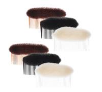 LALADEFIEE 3pcs Hair Volume Pad Insert for Women Nylon and Ps Material Fluffy Hair Volumizing Clip with Effortless Volume Boost and Gentle on Scalp for Home and Office Use