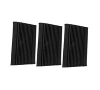 LALADEFIEE 3pcs High-density Corner Bass Trap Sound Absorbing Acoustic Tiles Flame Retardant Wall Soundproofing Panels for Home Theater Ktv Studio
