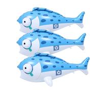 LALADEFIEE 3pcs Inflatable Fish Pool for Lightweight Blow Up Fish Float Ocean-themed Water Play Accessories Fun Swimming Inflatables for Birthday Party Decorations