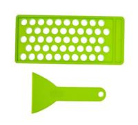LALADEFIEE 3pcs Lip Balm Craft Kit with Filling Tray and Spatula for Lip Gloss and Lipstick Making for Home Use and Creative Projects