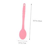 LALADEFIEE 3pcs Long Handle Bath Brush Set Soft Bristles for Back and Body Cleaning, Shower Scrubbers for Gentle Exfoliation and Deep Cleansing, Suitable for Skin Types Bathing Random Color