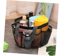 LALADEFIEE 3pcs Mesh Beach Bag Lightweight Travel Makeup Cosmetic Storage Organizer Portable Handheld Toiletry Bags for Gym Camp Dorm Swimmers