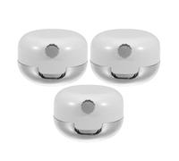 LALADEFIEE 3Pcs Mini Lip Balm Jars Set with Silicone Applicator and Mirror - Refillable Empty Cosmetic Containers for Travel Skincare and Lip Mask Storage