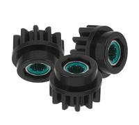 LALADEFIEE 3PCS Mop Gear Replacement Kit with Pedal Broom Bearing and Bucket Sprocket Clutch Repair Accessories for Fast Wringing and Consistent Rotation Compatible with Popular Cleaning