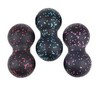 LALADEFIEE 3Pcs Peanut Shape Massage Balls for Back Neck Shoulder Muscle Relief, Epp Material Release Rollers for Yoga Fitness and Foot Massage