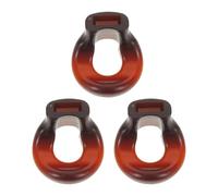 LALADEFIEE 3pcs Plastic Bamboo Flute Mouthpiece Trainer Embouchure Aid for End Blown Flute Breath Control Practice Tool Portable Woodwind Accessory for Beginner Musicians