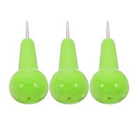 LALADEFIEE 3pcs Professional Braille Pen for Tactile Communication, Stainless Steel Tip with Ergonomic Handle, Blind Writing Stylus for Visual Impaired Individuals & Educators