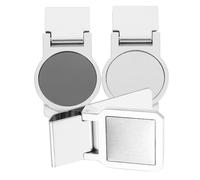 LALADEFIEE 3pcs Stainless Steel Money Storage Clips Portable Multi-Function Cash Holder for Outdoor and Office Use Small Practical Bill and Check Organizer
