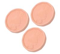LALADEFIEE 3pcs Terracotta Brown Sugar Saver Disc Moisture Regulating Sugar Softener for Pantry Containers Cookies Chips Fresh and Soft Dual Humidity Control Food Storage Insert