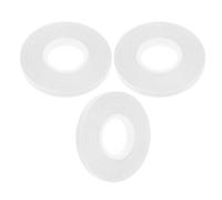 LALADEFIEE 3pcs Water Soluble Double Sided Tape Temporary Basting Tape for Fabrics and Plastics White for Temporary Fixes and Crafting