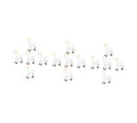 LALADEFIEE 3sets Sheep Toy Goat Adornment Simulation Sheep Decor Model Decor Miniature Scene Diy 5pcs*3