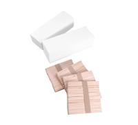 LALADEFIEE 400pcs Hair Removal Strips and Wax Applicator Sticks Set for Body and Facial Waxing Easy to Use Nonwoven Depilatory Paper for Smooth Skin No Irritation for Salon and Home Use