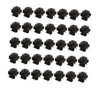 LALADEFIEE 40pcs Server Shelf Cage Nuts Rack Accessories Rack Screw Machine Screws Server Cabinet Cage Nuts Equipment Cabinets Accessories Mount Hardware Black