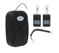 LALADEFIEE 433mhz Garage Door Opener Remote Control, Black Abs Four Button Transmitter, to Operate and Use, Intelligent Garage Door Controller for Secure Gate